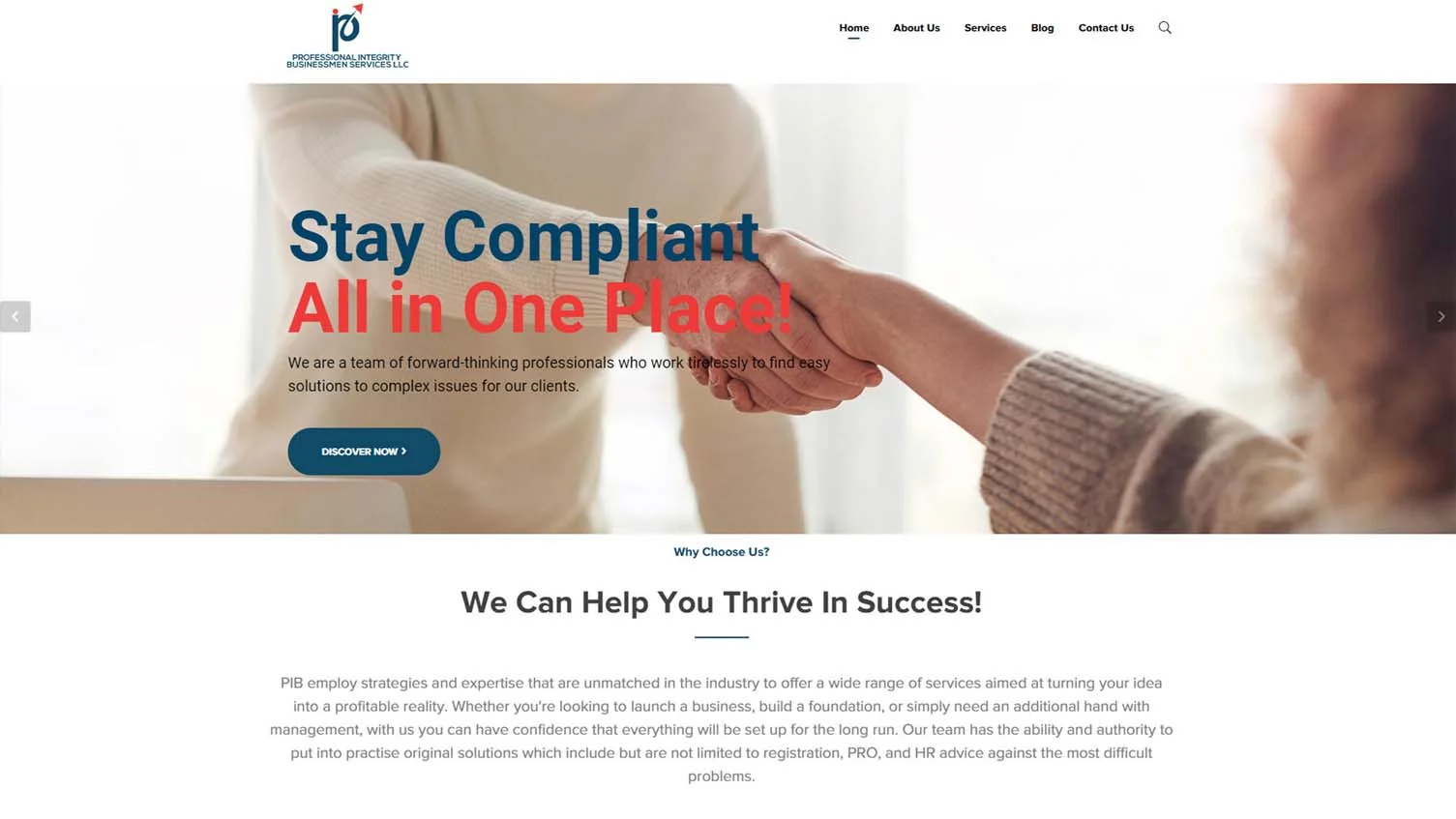 PIB UAE website project