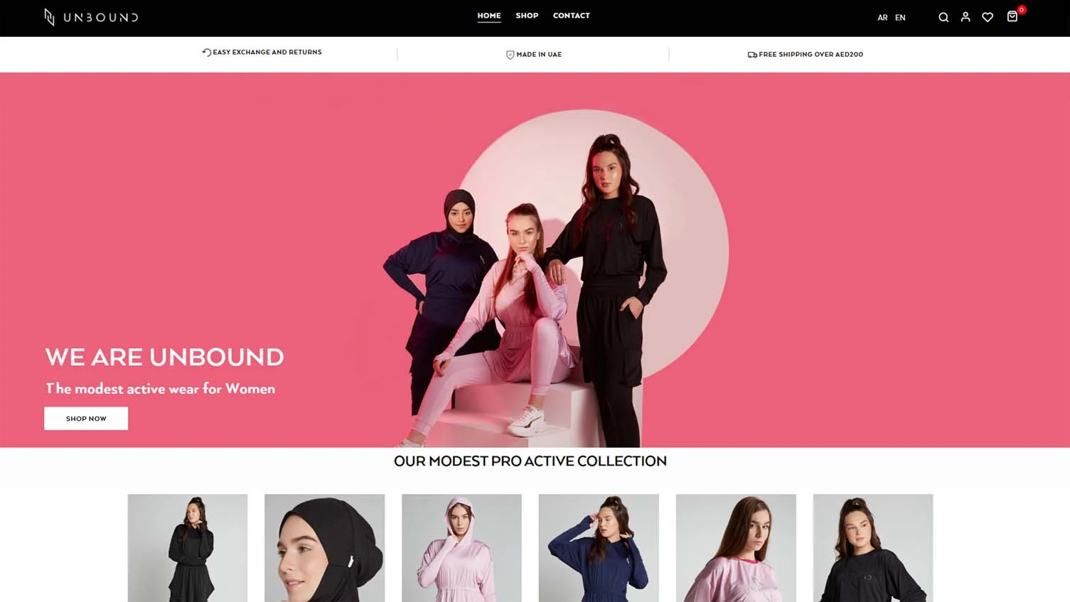 Unbound website project